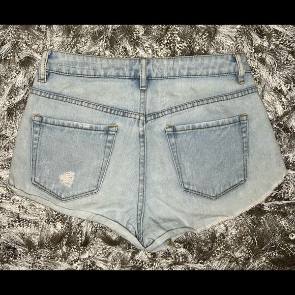 PACSUN High Rise Jean Shorts - Picture 4 of 4